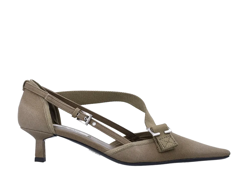 PRADA Women's Flat Shoes "Grey"