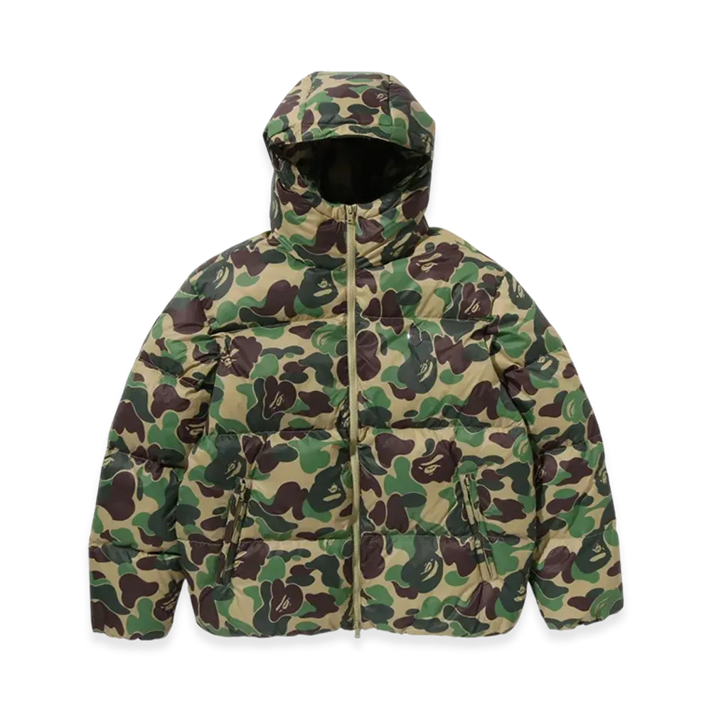 A BATHING APE Down Jacket "Green"