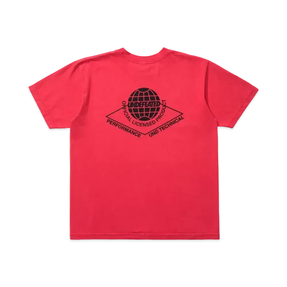 UNDEFEATED GLOBAL S/S TEE - 80080 "Red"