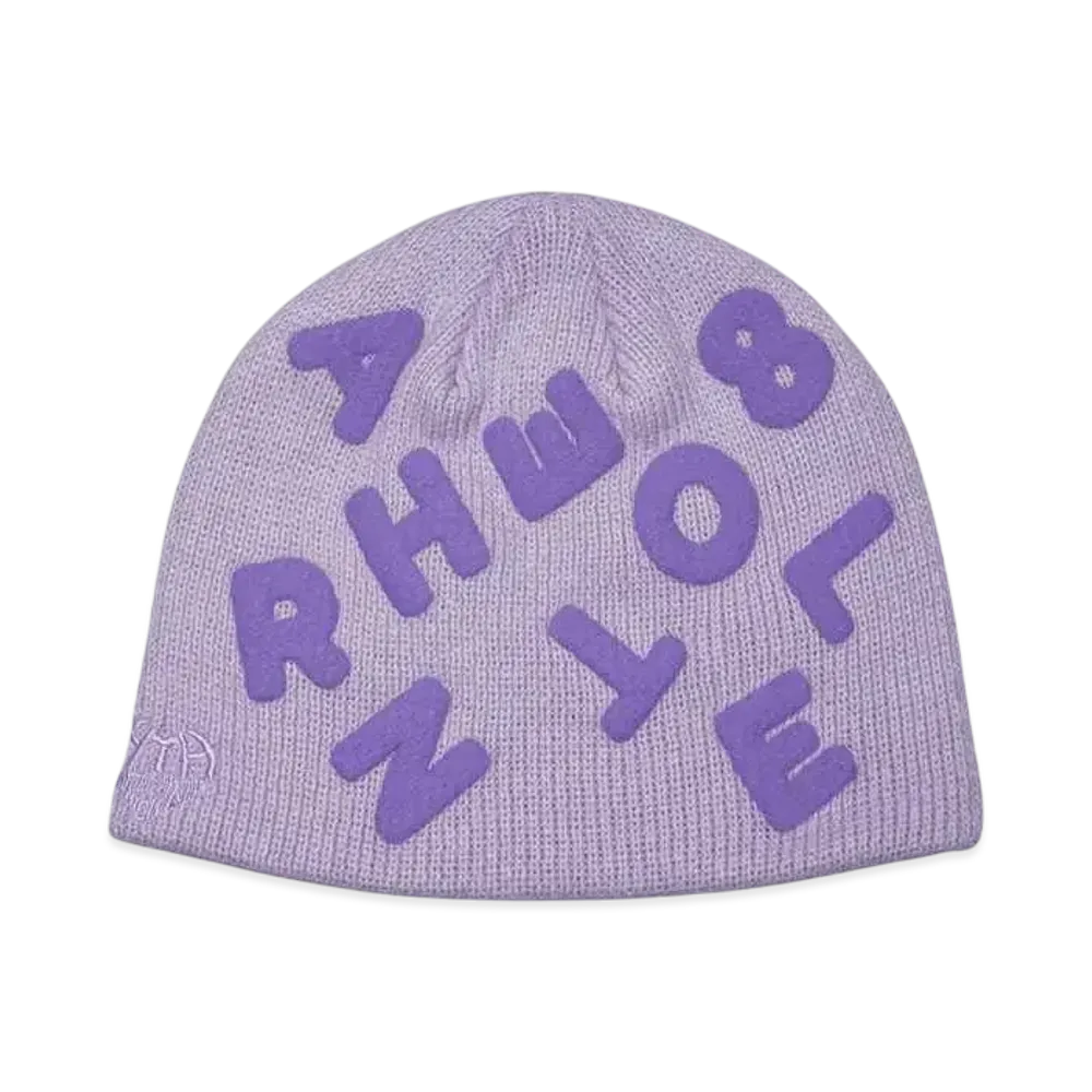 HTH random logo beanie "PURPLE"