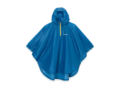 mont-bell Kid's Trekking Rain Poncho 115-145 "Blue Green"