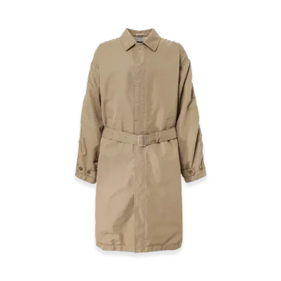 COMME des GARCONS HOMME Cotton Polyester Garbardine Coat "Beige"