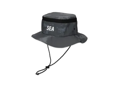 WIND AND SEA Nylon Safari Hat "Navy/Gray"
