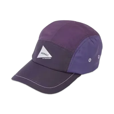 GRAMICCI x and wander Patchwork Wind Cap "Multi Purple"