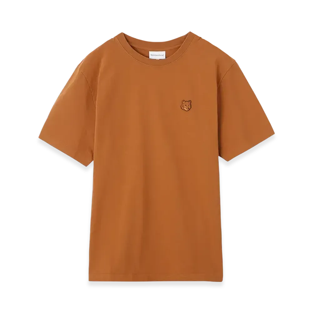 Maison Kitsune Bold Fox Head Patch Comfort T-Shirt "Tobacco"