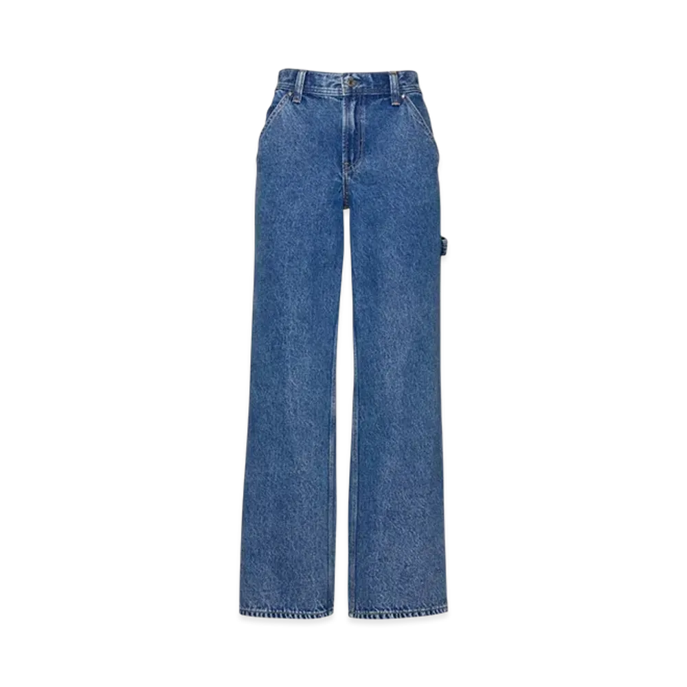 Gap x Sandy Liang Women's Low Rise 90s Loose Carpenter Jeans "Serena Blue"
