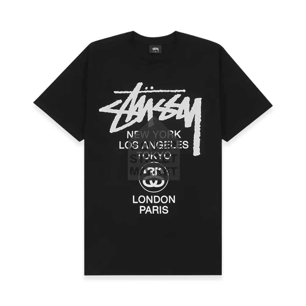 Stussy DSM World Tour Tee 2020 "Black"
