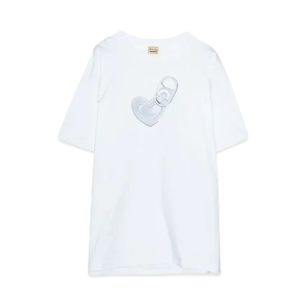 High Scream Center PULL-LOVE-TAB TEE "WHITE"