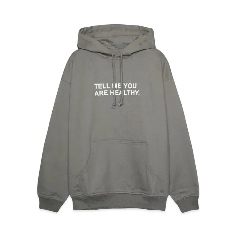RASSVET PIG HOODIE KNIT "DARK GREY"