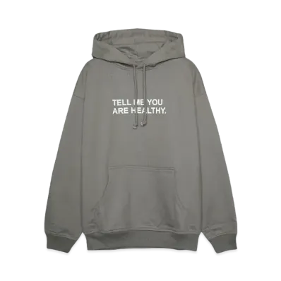 RASSVET PIG HOODIE KNIT "DARK GREY"