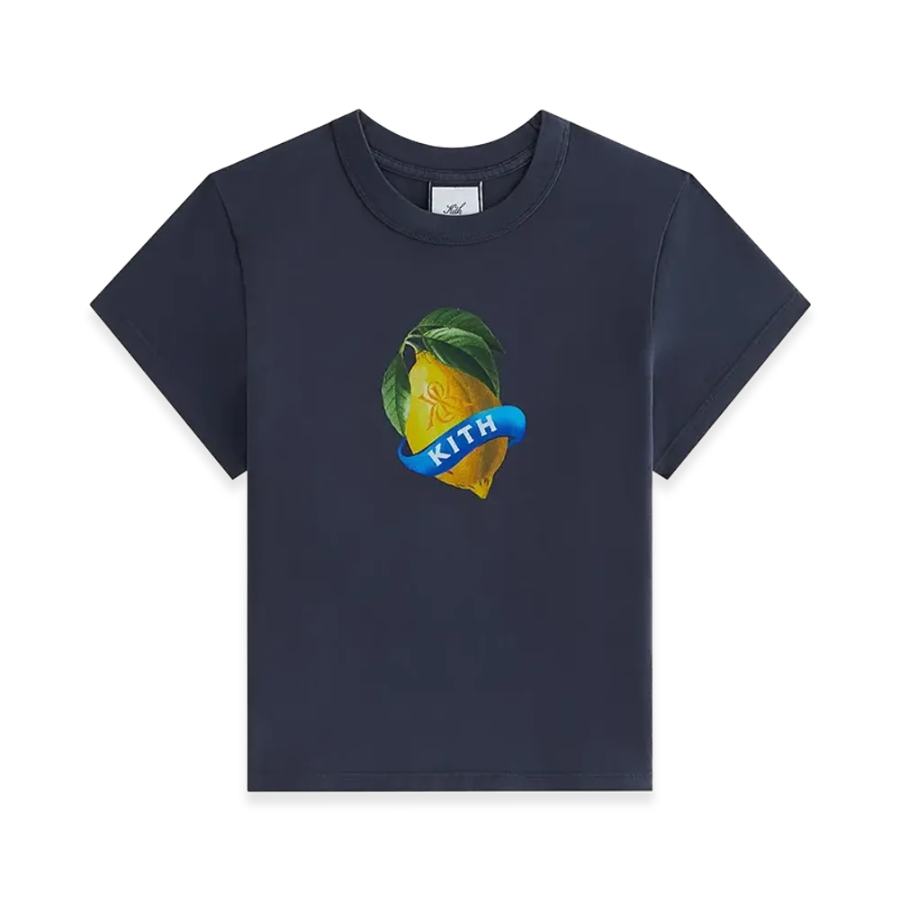 Kith Women's Mulberry Vintage Lemon Tee "Nocturnal"