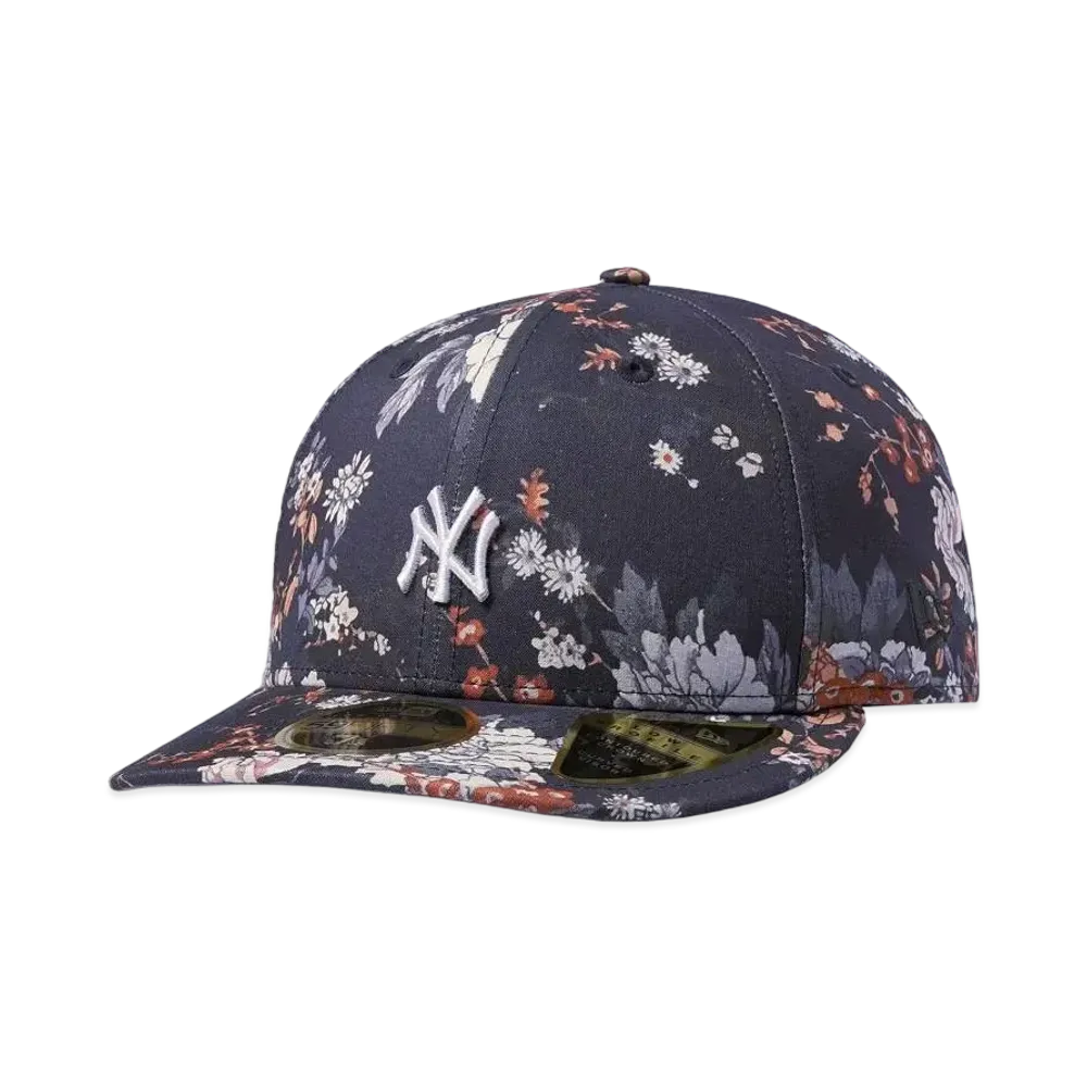 Kith New Era & Yankees Tapestry Floral 59FIFTY Low Profile Cap "Nocturnal"