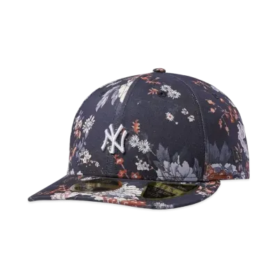 Kith New Era & Yankees Tapestry Floral 59FIFTY Low Profile Cap "Nocturnal"