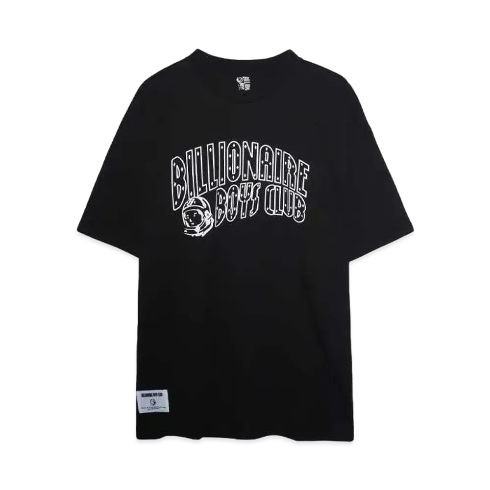 BILLIONAIRE BOYS CLUB COTTON T-SHIRT ARCH LOGO "BLACK"
