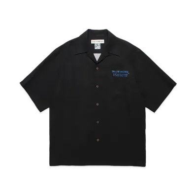 WACKO MARIA Blue Note / Hawaiian Shirt "Black"
