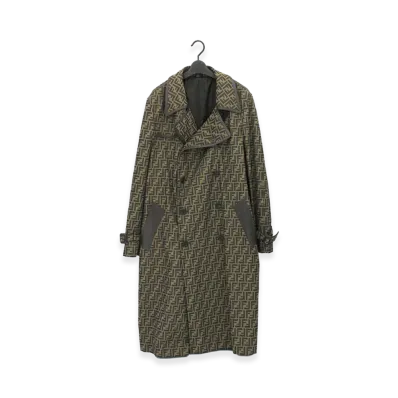 FENDI Cappotto Trench Coat "Fango/Tobacco"