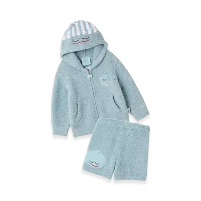 GELATO PIQUE x DRAGON QUEST Kids Powder Slime Hoodie & Half Pants Set "Blue"