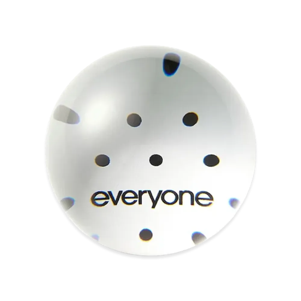 everyone Polkadot Paper Weight "Clear"