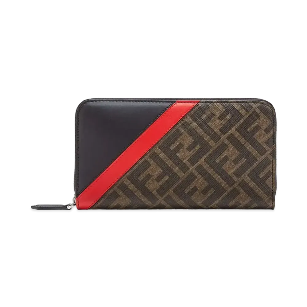 FENDI Ziparound Wallet "Brown"