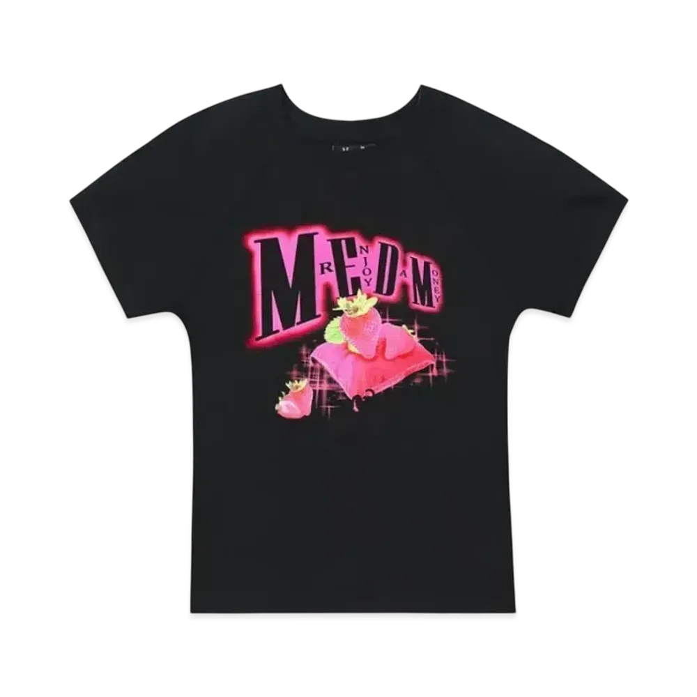 MR. ENJOY DA MONEY Women's Fruit Series Short Sleeves "Black"