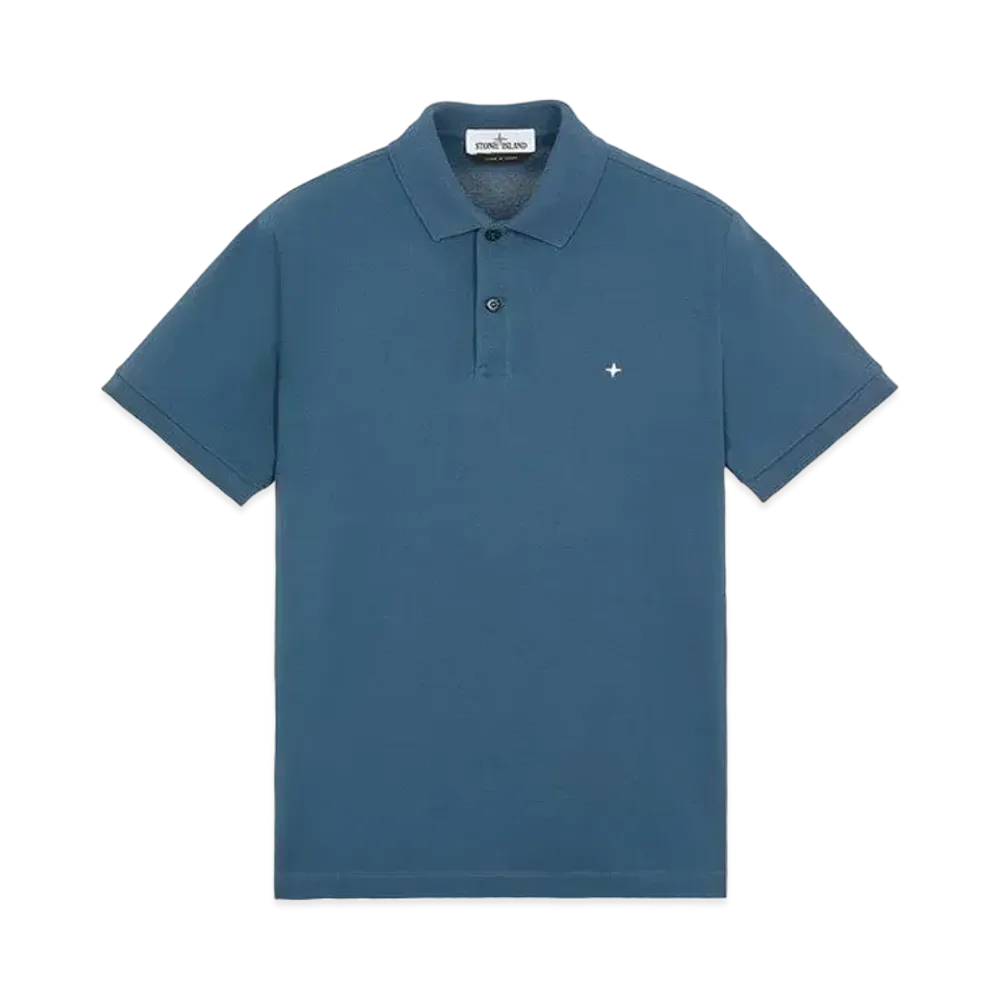Stone Island 21717 STRETCH COTTON PIQUE_SLIM FIT "Teal"