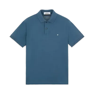 Stone Island 21717 STRETCH COTTON PIQUE_SLIM FIT "Teal"