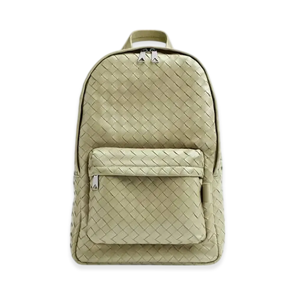 Bottega Veneta Intrecciato Backpack "Travertine"