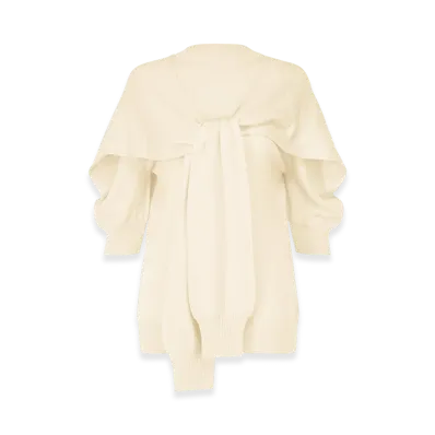 ISSEY MIYAKE Four-Sleeved (Wool) "OffWhite"