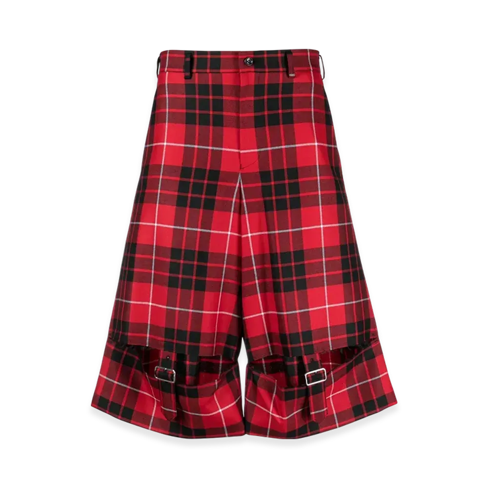 BLACK COMME des GARCONS Check Shorts "Black"