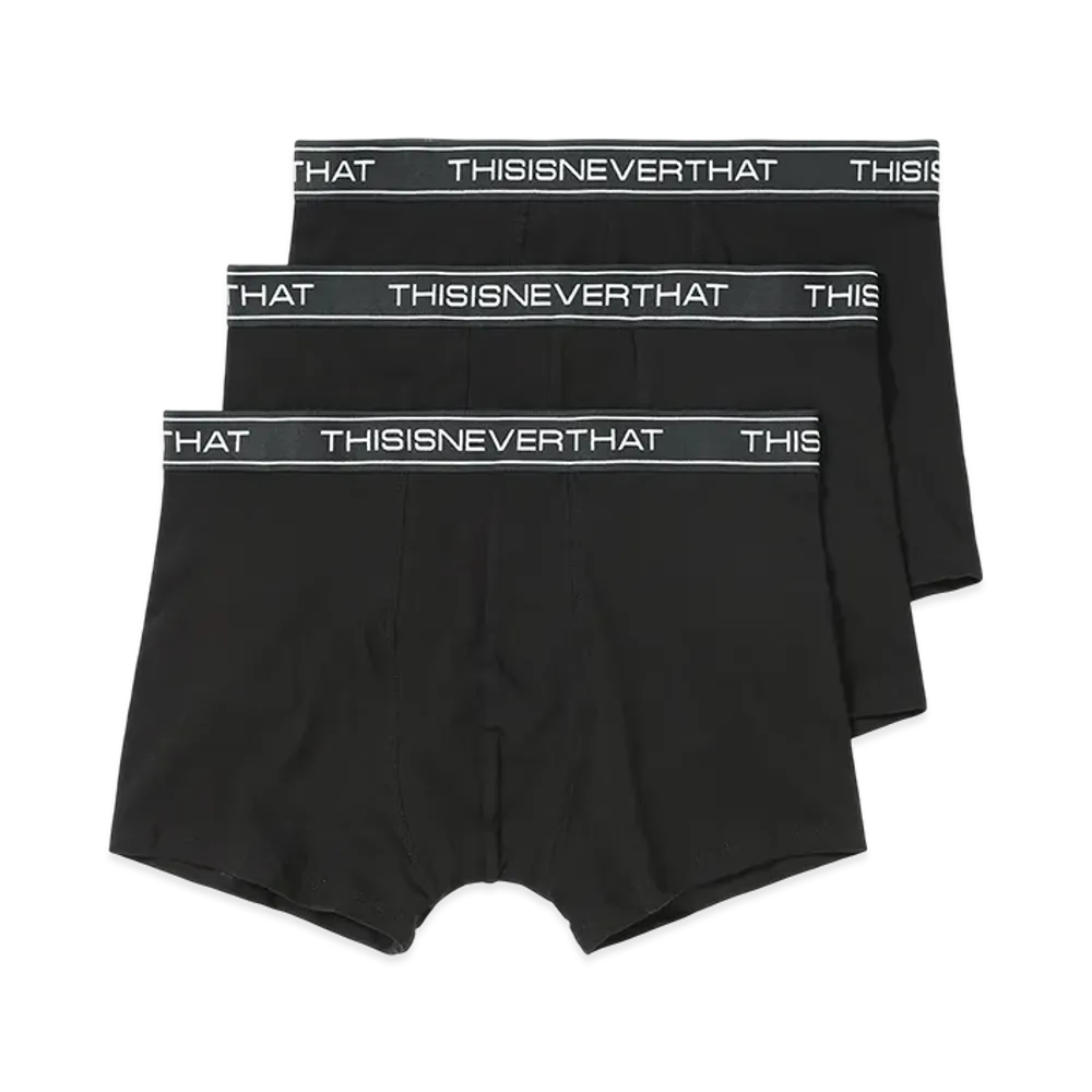 thisisneverthat Cotton Briefs 3Pack "Black"