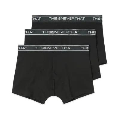 thisisneverthat Cotton Briefs 3Pack "Black"