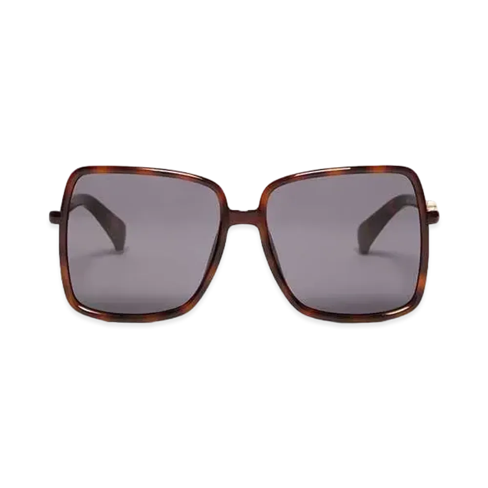 Max Mara Emme Oversized Square Sunglasses "Brown"