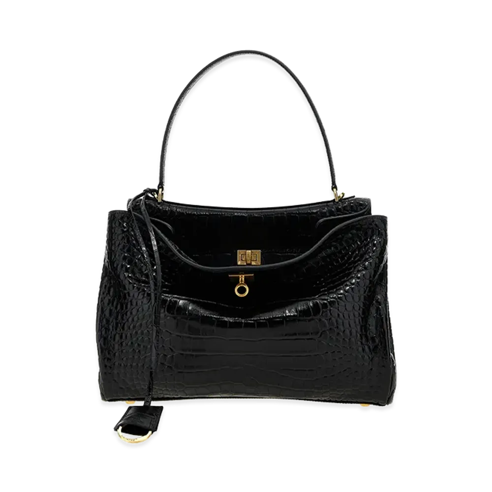 BALENCIAGA Women's 'Rodeo M' Handbag "Black"