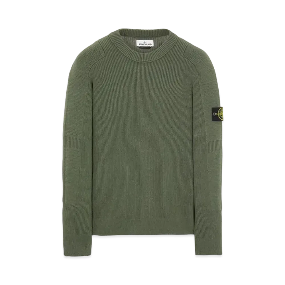 Stone Island 550A7 COMFORT WOOL COTTON "Sage Green"