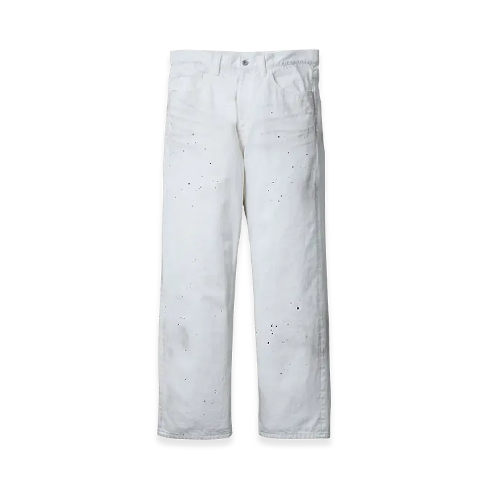 NEIGHBORHOOD BW . Washed DP Basic Pants "White"
