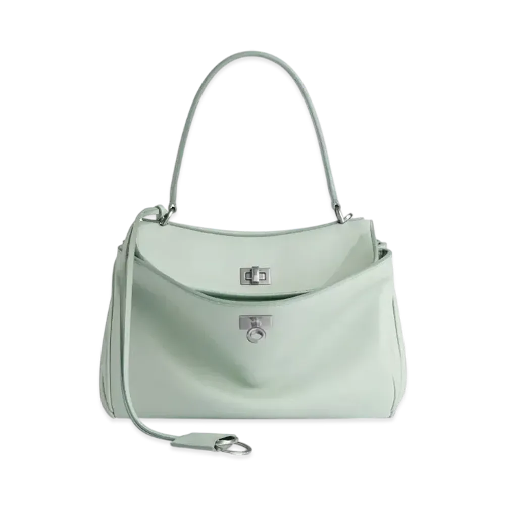 BALENCIAGA Rodeo Small Handbag "Mineral Green"