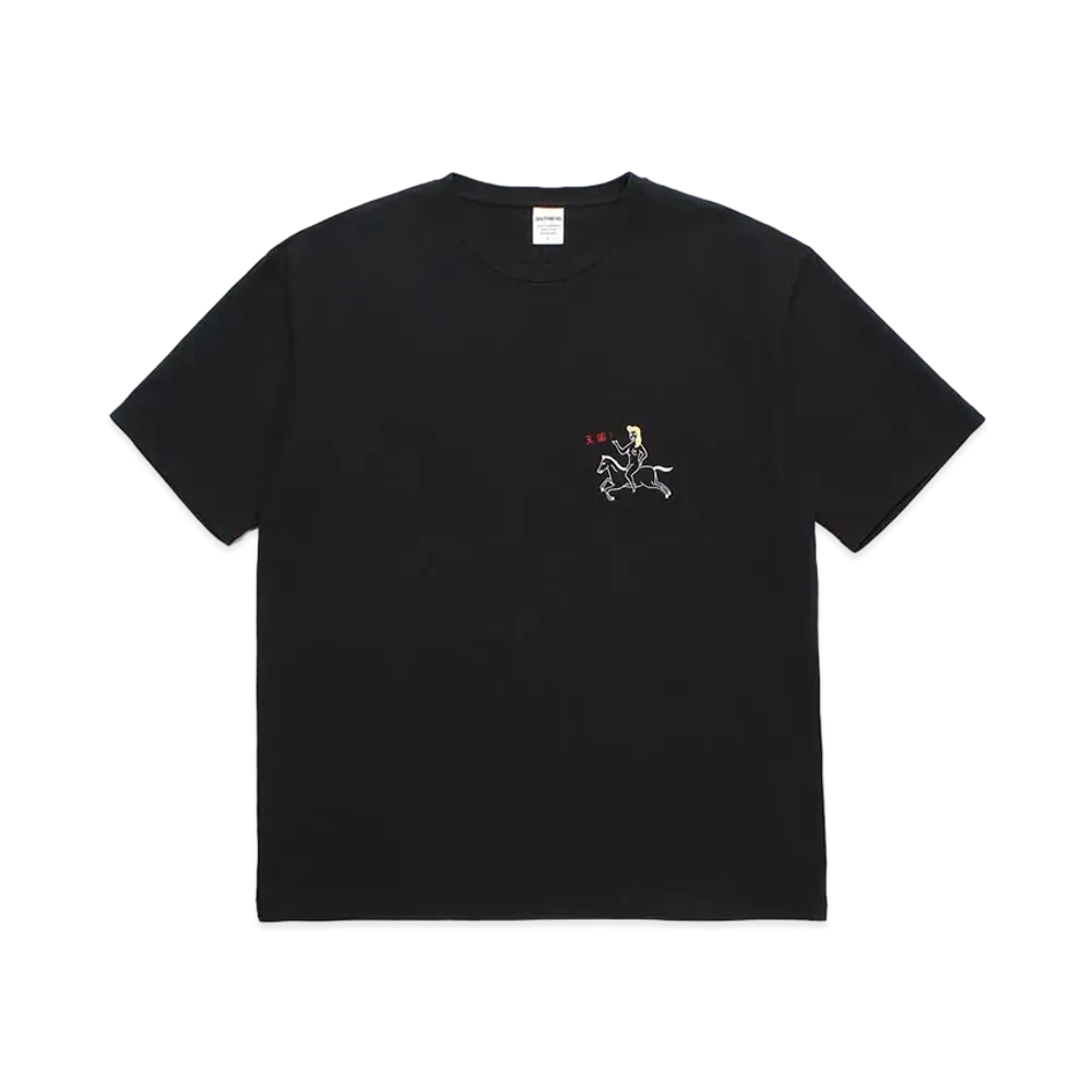 WACKO MARIA Washed Heavy Weight T-Shirt "Black"