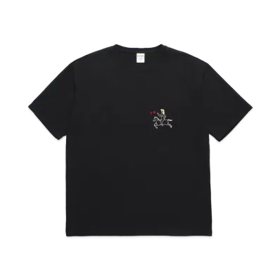 WACKO MARIA Washed Heavy Weight T-Shirt "Black"