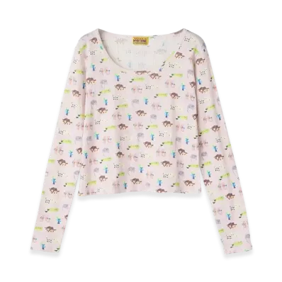 HYSTERIC GLAMOUR Waffle T-shirt "Multi"