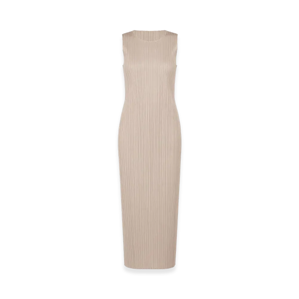 PLEATS PLEASE ISSEY MIYAKE New Colorful Basics 4 "Greige"