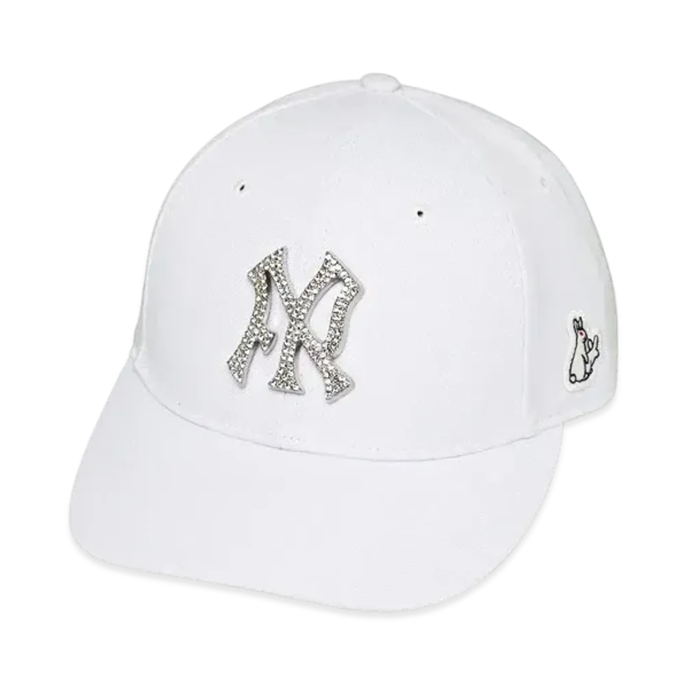 FR2 FR Logo Rhinestone Cap "White"