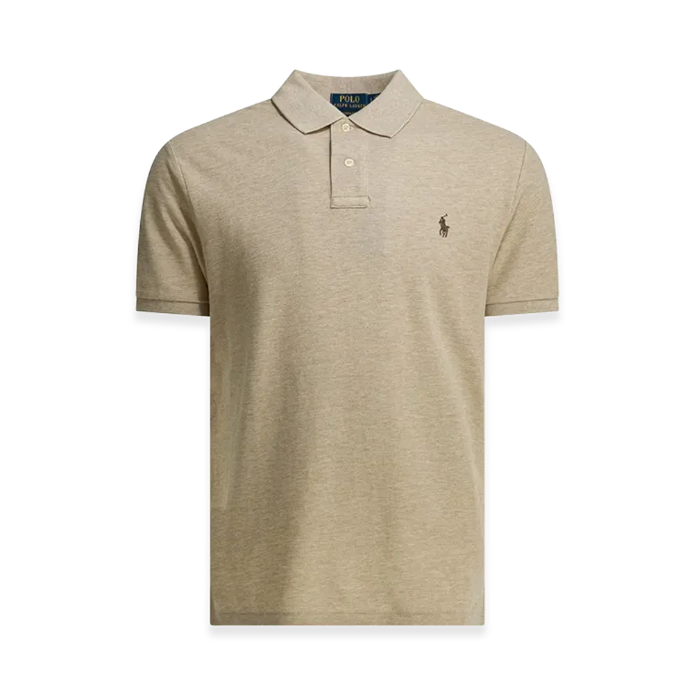 Polo Ralph Lauren Polo Shirt With Buttons And Logo "Beige"