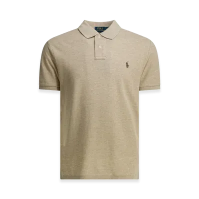 Polo Ralph Lauren Polo Shirt With Buttons And Logo "Beige"