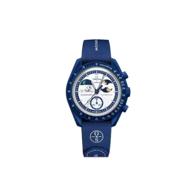 Swatch x OMEGA x Snoopy BIOCERAMIC MoonSwatch Mission To The Earthphase - Mooshine Gold (Beaver Moon Design) "Navy"
