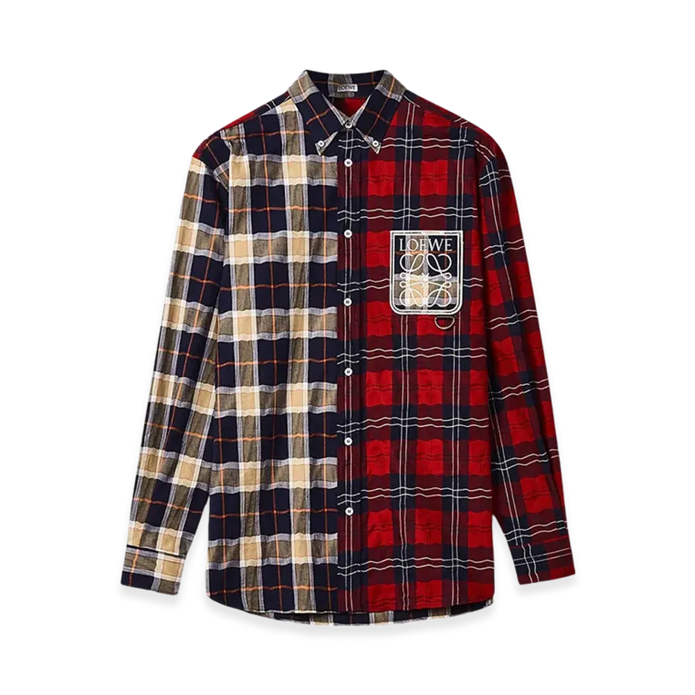 LOEWE Patchwork Check Shirt "Multicolor"