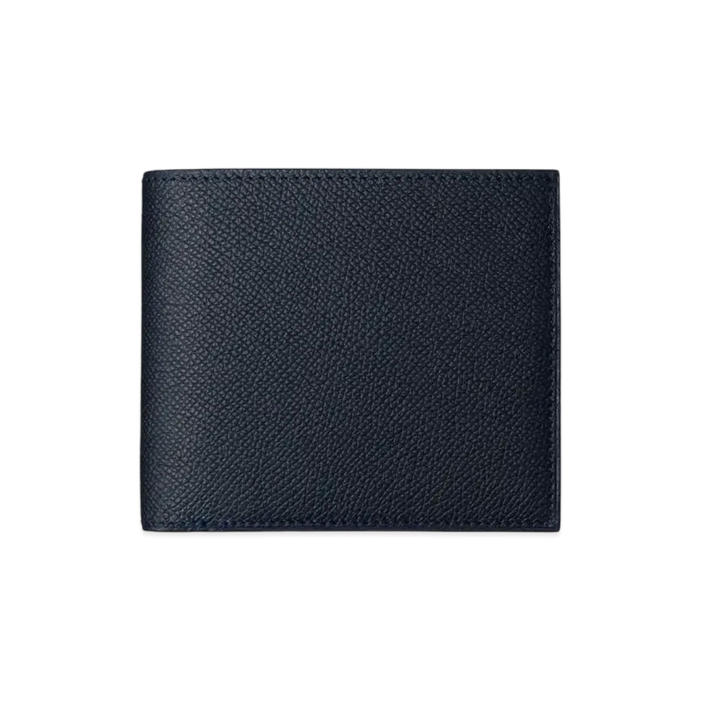everyone x TOMO NARIAI Leather Wallet "Dark Navy"