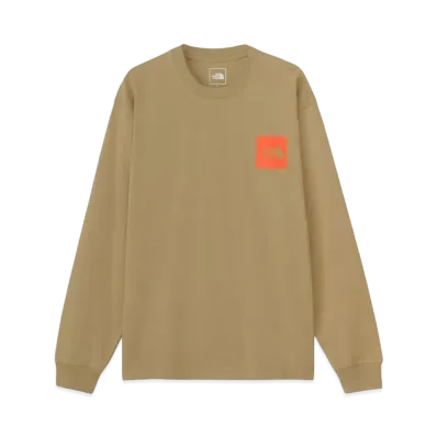 The North Face Long Sleeve Square Logo Tee "Kelp Tan"