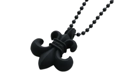 Chrome Hearts Rubber BS Flare Silicone Necklace "Black"