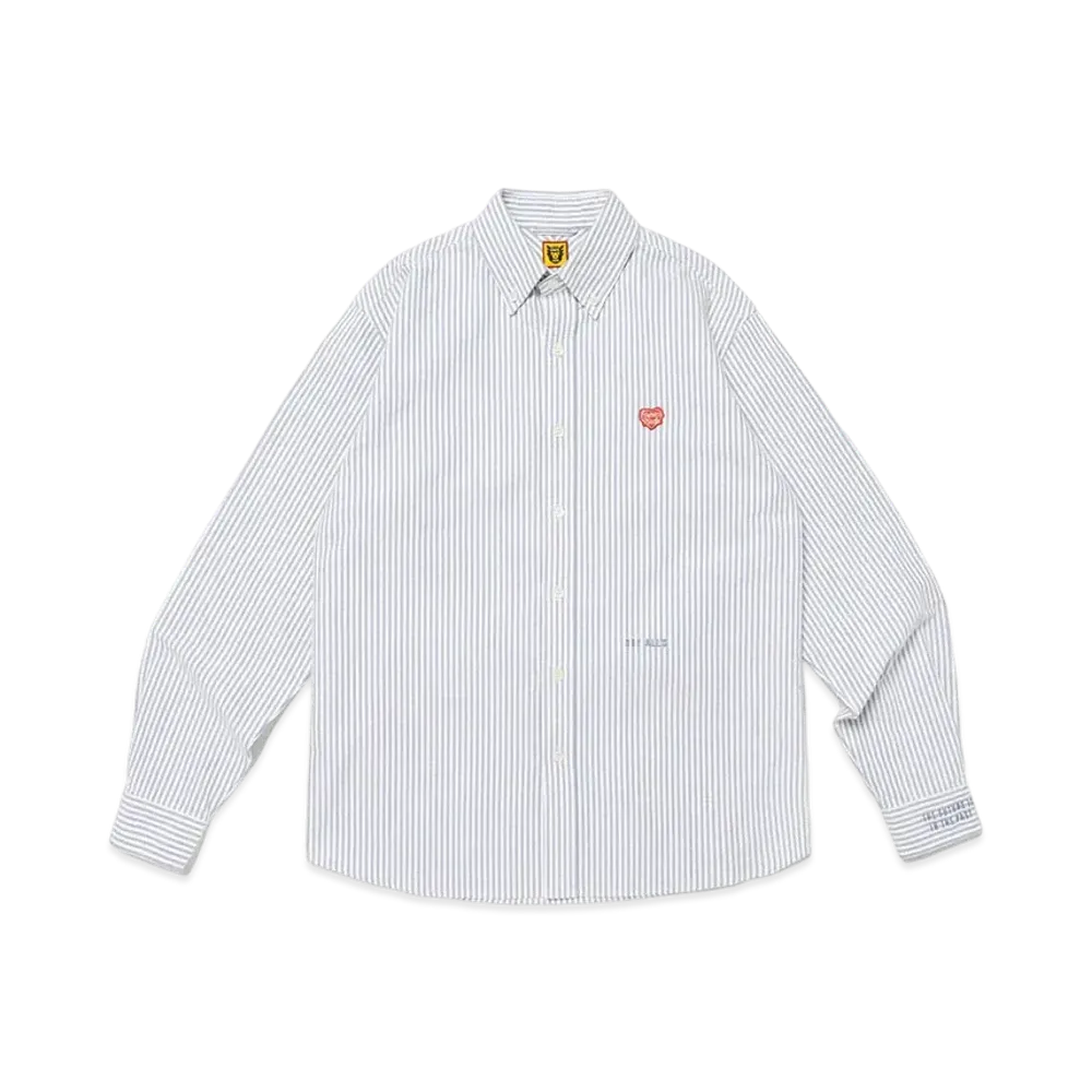 HUMAN MADE Striped Oxford BD Shirt "Blue"