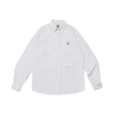 HUMAN MADE Striped Oxford BD Shirt "Blue"